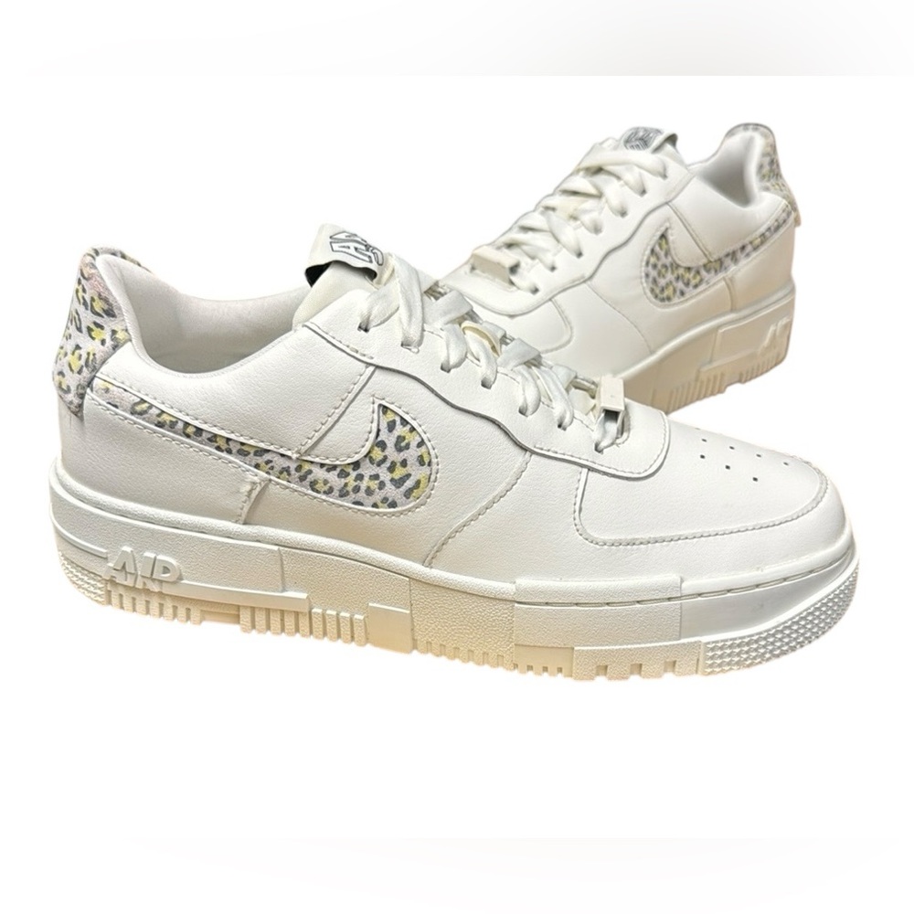 Nike AF1 Pixel SE Sail Light Lemon Twist Black DH9632-101 Women's Shoes Size 9.5